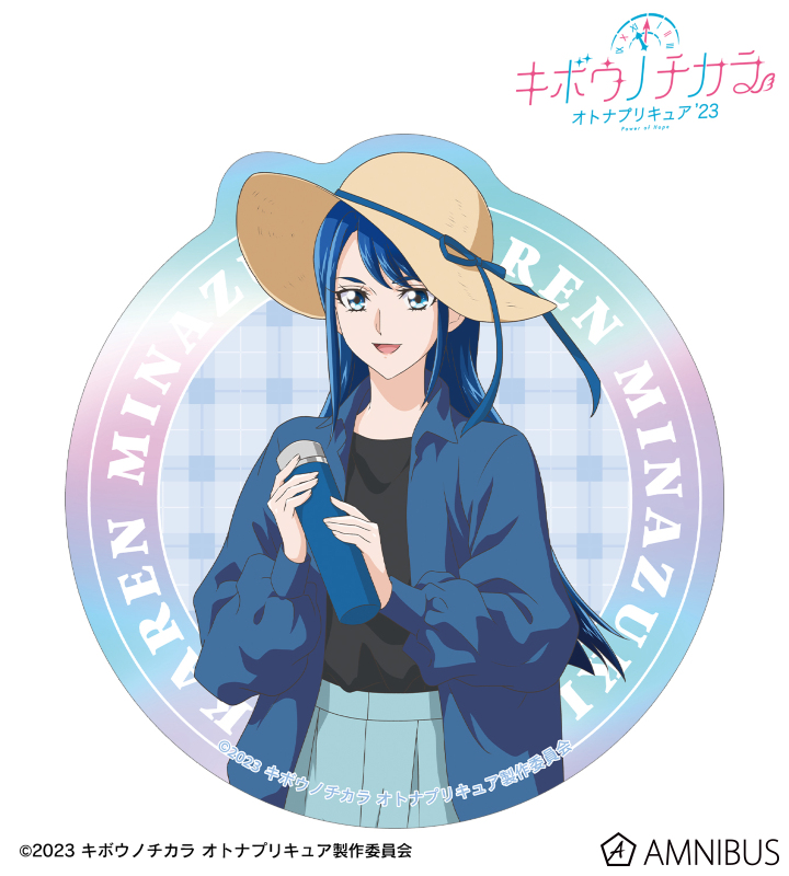 描き下ろし 水無月 かれん ピクニックver. オーロラステッカー