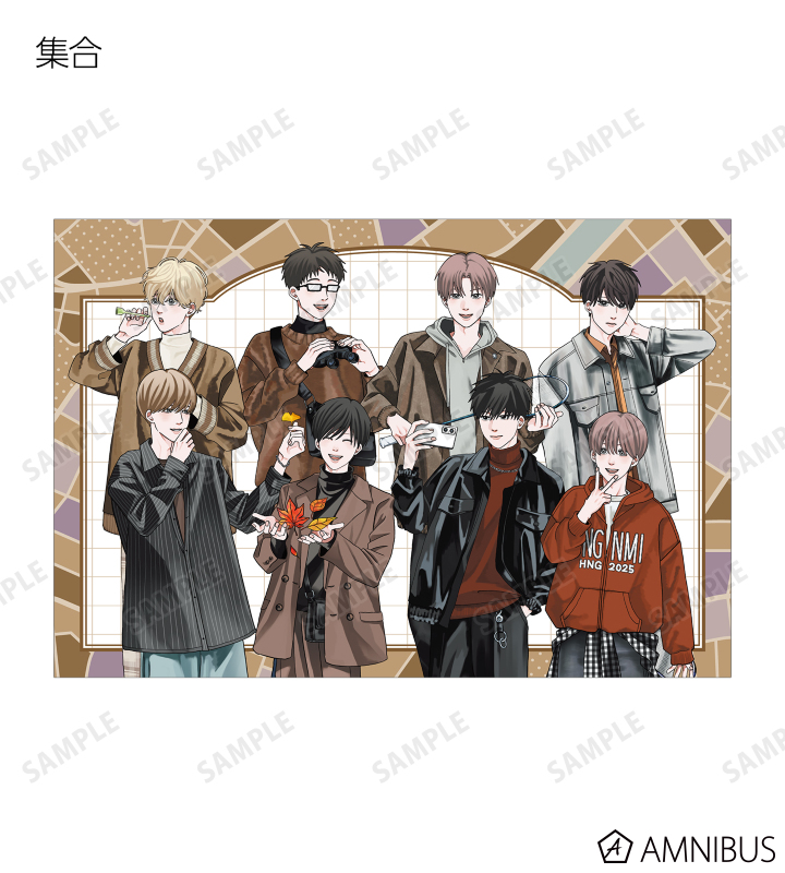 はなげのまい先生 描き下ろし 公園ver. トレーディングポストカード
