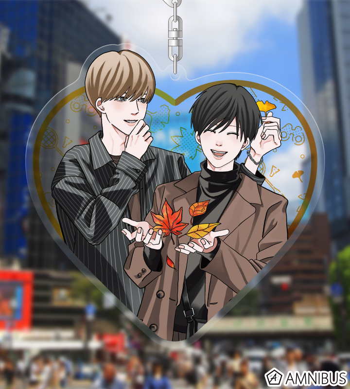 はなげのまい先生 描き下ろし 高良瞬&天城太一 公園ver. BIGアクリルキーホルダー