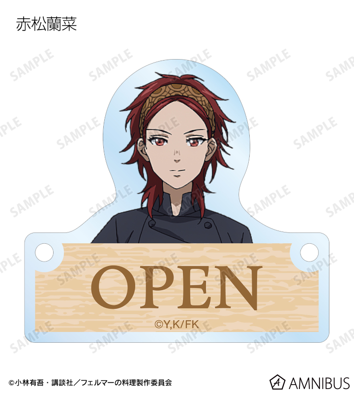 トレーディングドアプレート風アクリルチャーム