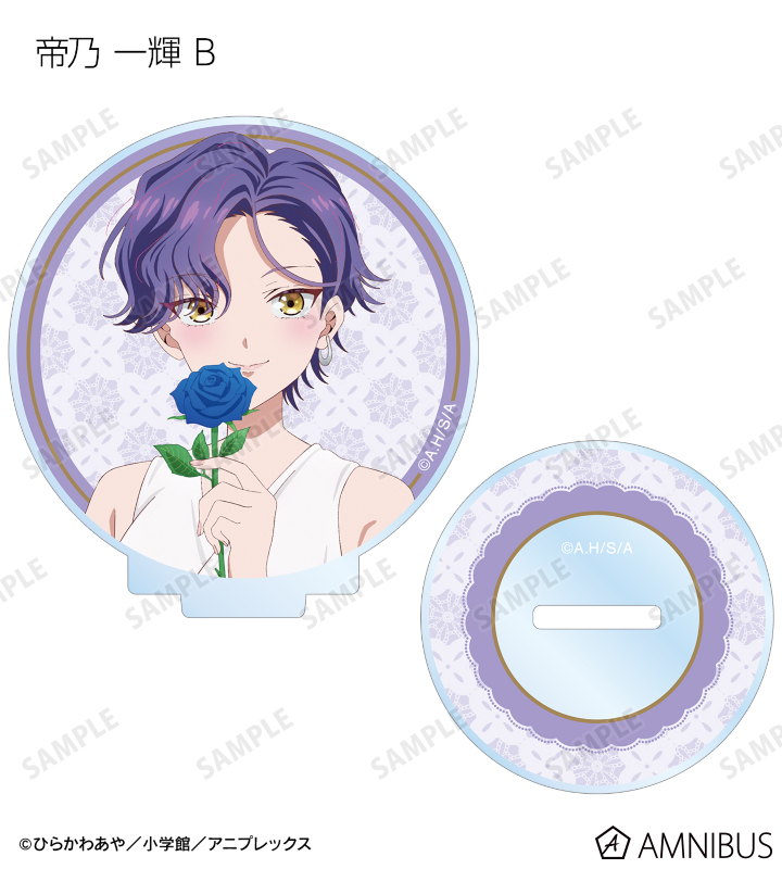 描き下ろし 白いワンピースと花ver. トレーディングアクリルスタンド