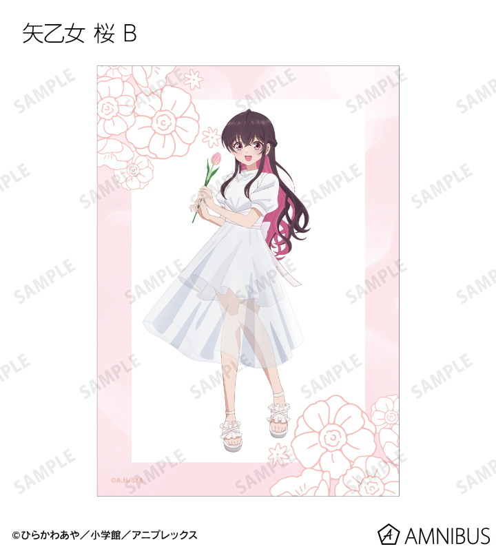 描き下ろし 白いワンピースと花ver. トレーディングブロマイド