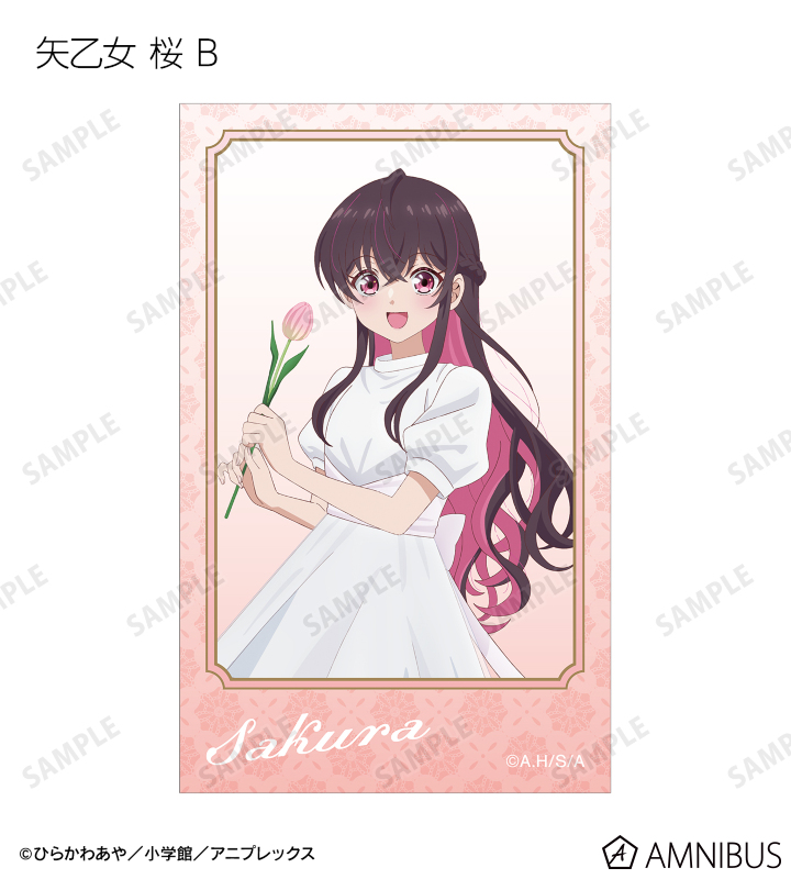 描き下ろし 白いワンピースと花ver. トレーディングイラストカード