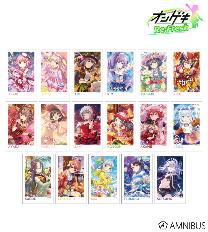 トレーディングインスタントカメラ風イラストカード
