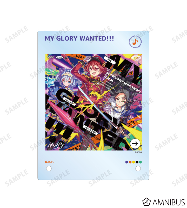 MY GLORY WANTED!!! A6アクリルパネル