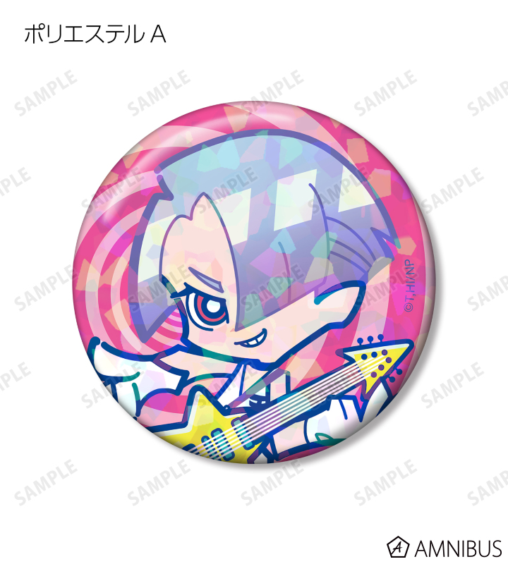 F*Kaoriさんイラスト ロックver. トレーディングホログラム缶バッジ