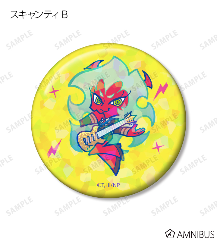F*Kaoriさんイラスト ロックver. トレーディングホログラム缶バッジ