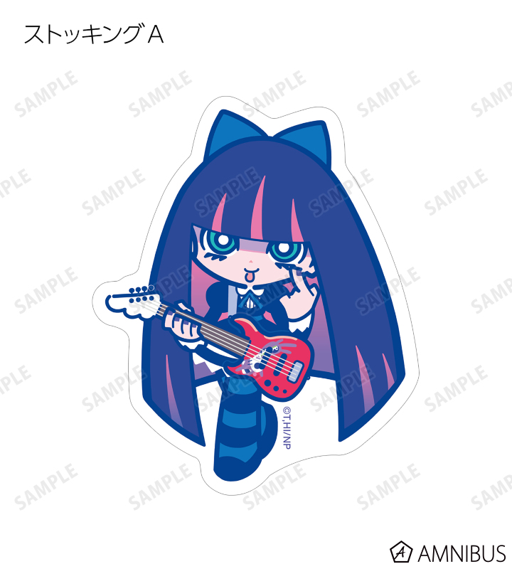 F*Kaoriさんイラスト ロックver. トレーディングダイカットステッカー