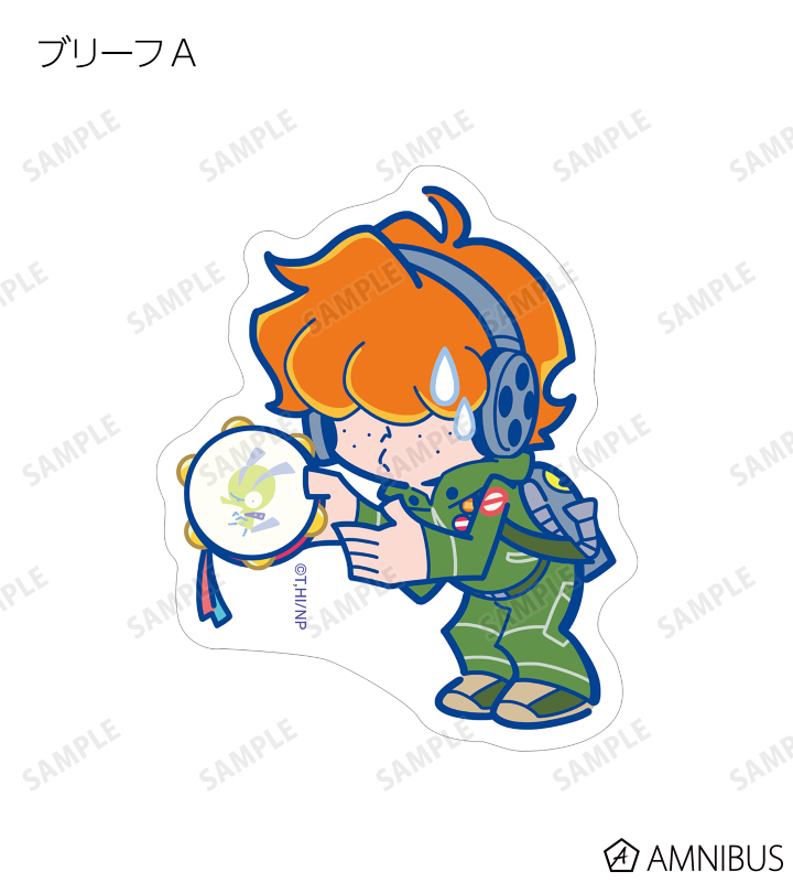 F*Kaoriさんイラスト ロックver. トレーディングダイカットステッカー