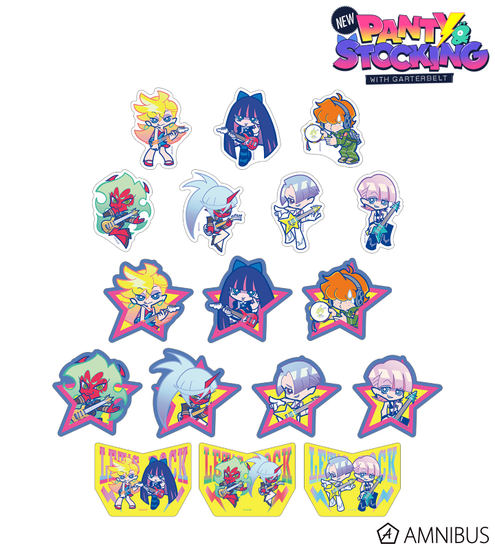 F*Kaoriさんイラスト ロックver. トレーディングダイカットステッカー