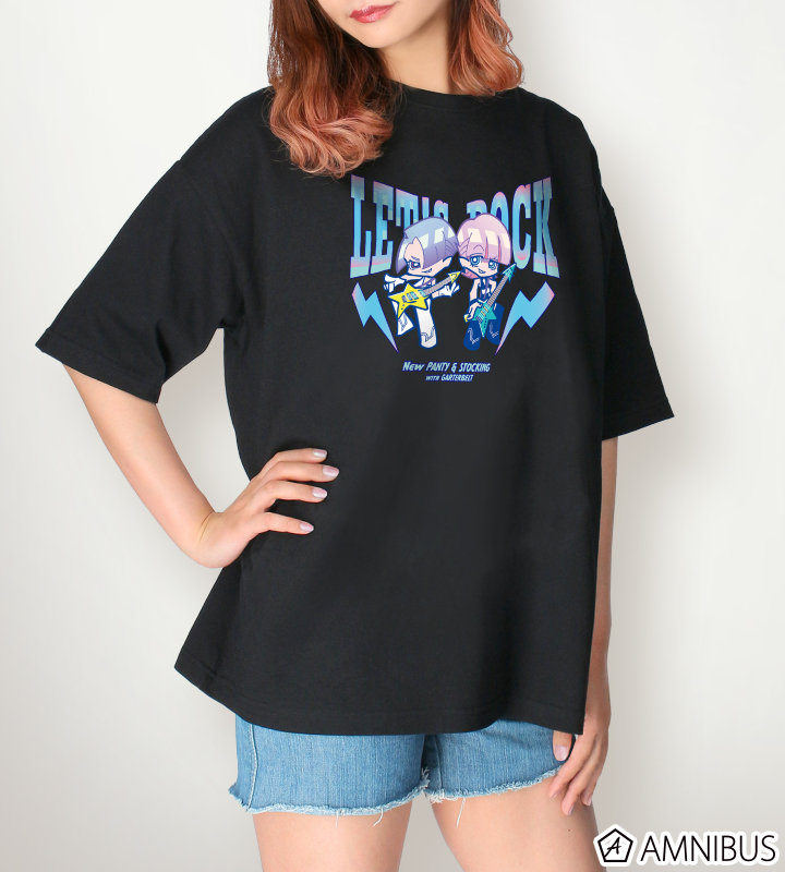 F*Kaoriさんイラスト ポリエステル&ポリウレタン ロックver. BIGシルエットTシャツ