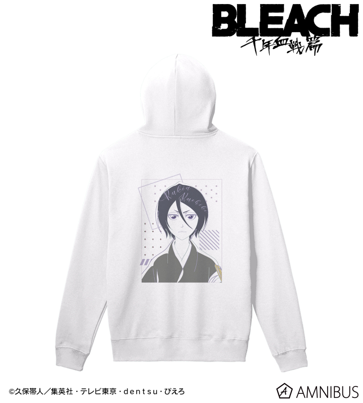 朽木ルキア lette-graph バックプリントパーカー