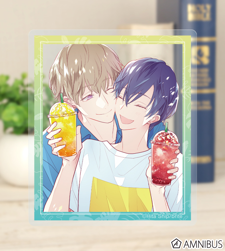 緋汰しっぷ先生 描き下ろし 咲原拓海&深森雪弥 パジャマver. アクリルカード2枚セット