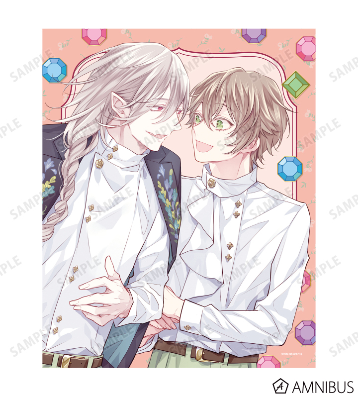 緋汰しっぷ先生 描き下ろし ロズ&ユイネ 休日デートver. キャンバスボード
