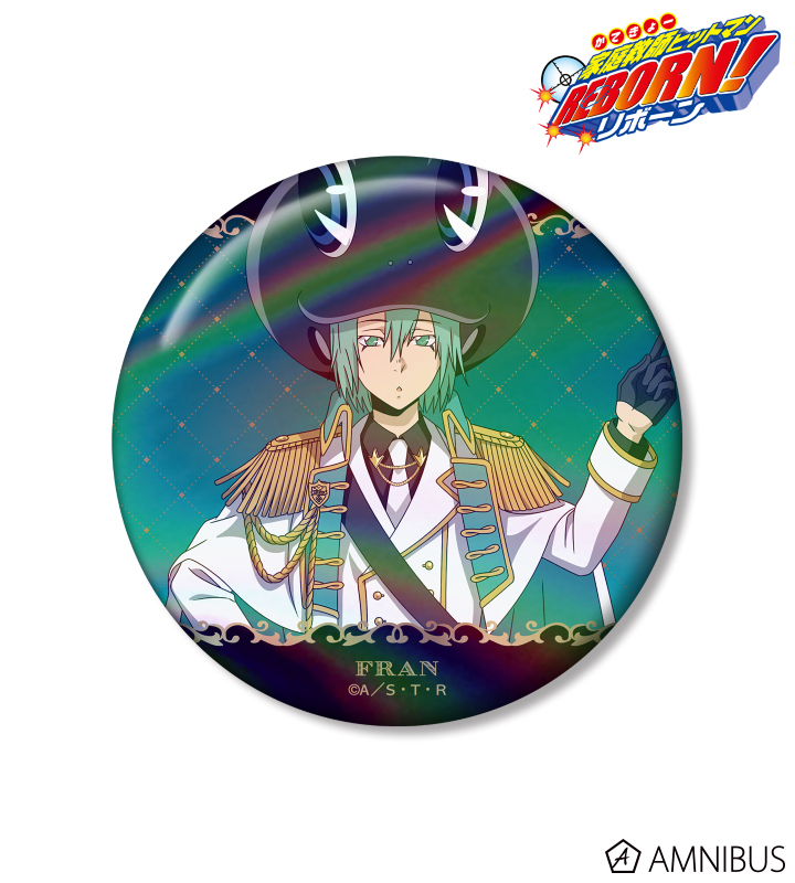 描き下ろし フラン 白衣装ver. 75mmオーロラ缶バッジ
