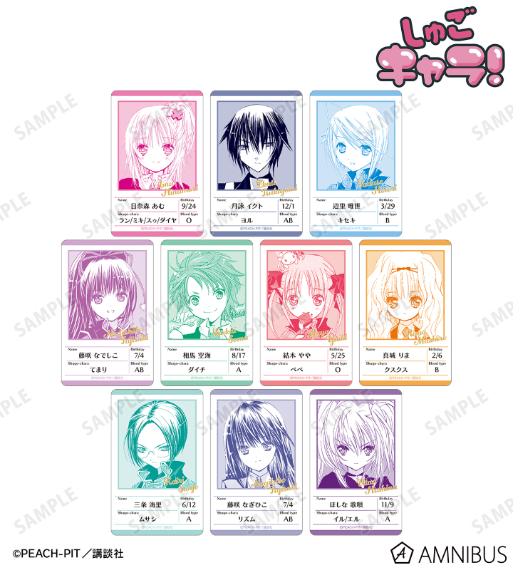 トレーディング原作コマプラスチックプロフィールカード ver.A