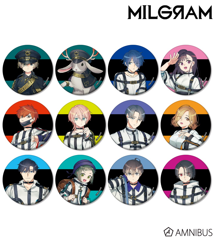MILGRAM -ミルグラム- - トレーディングマット缶バッジ