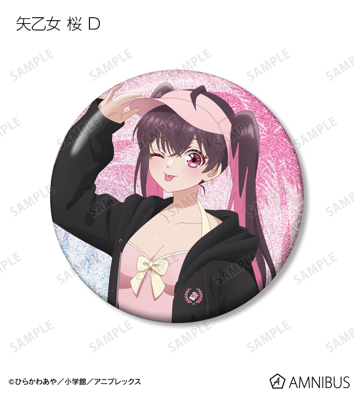 描き下ろし ビーチデートver. トレーディンググリッター缶バッジ
