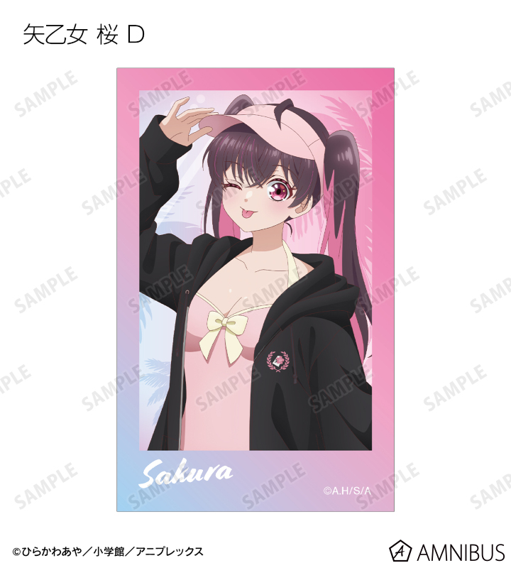 描き下ろし ビーチデートver. トレーディングインスタントカメラ風イラストカード