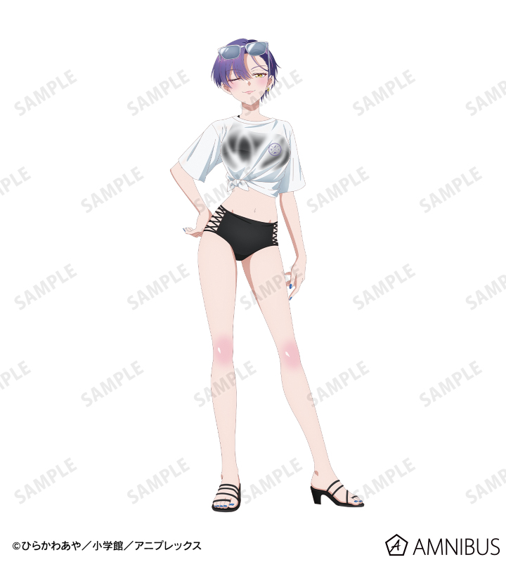 描き下ろしイラスト 帝乃 一輝 ビーチデートver. 着用BIGシルエットTシャツ