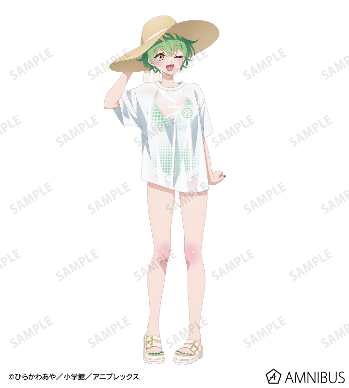描き下ろしイラスト 帝乃 三和 ビーチデートver. 着用BIGシルエットTシャツ