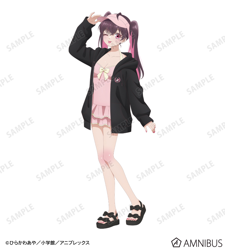 描き下ろしイラスト 矢乙女 桜 ビーチデートver. 着用ジップパーカー