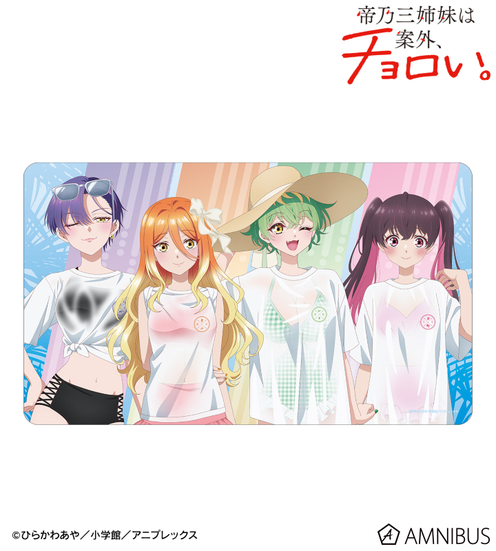 描き下ろし 集合 ビーチデートver. マルチデスクマット ver.A