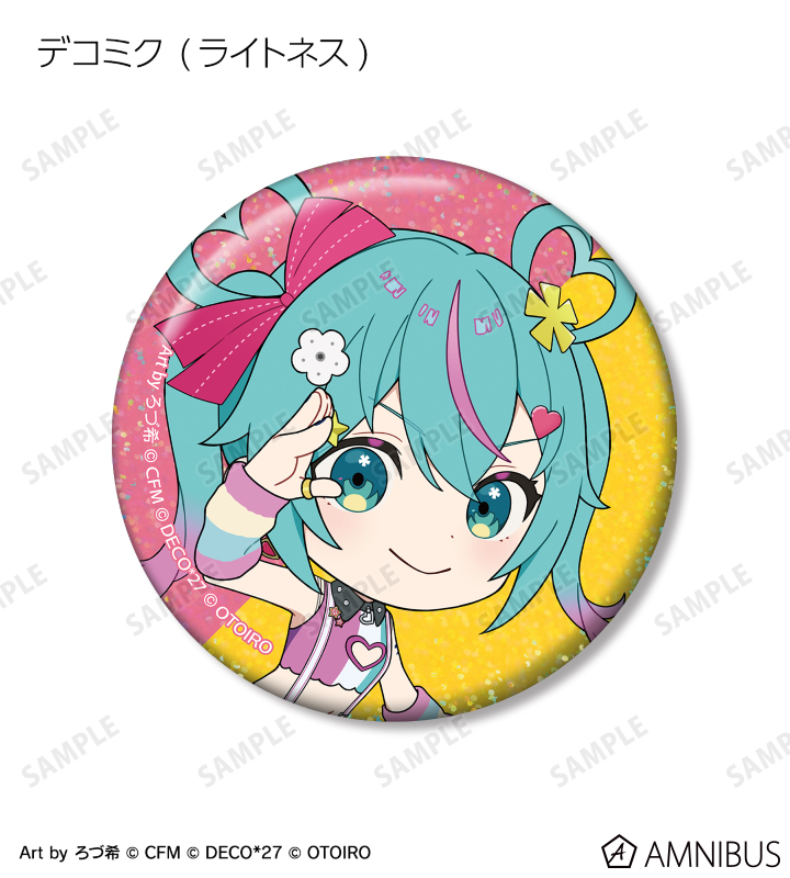 デコミク Art by ろづ希 ホログラム缶バッジ2個セット