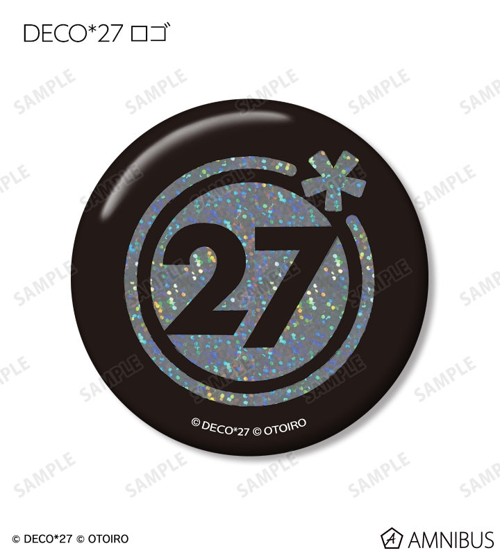 DECO P&DECO*27 ホログラム缶バッジ2個セット