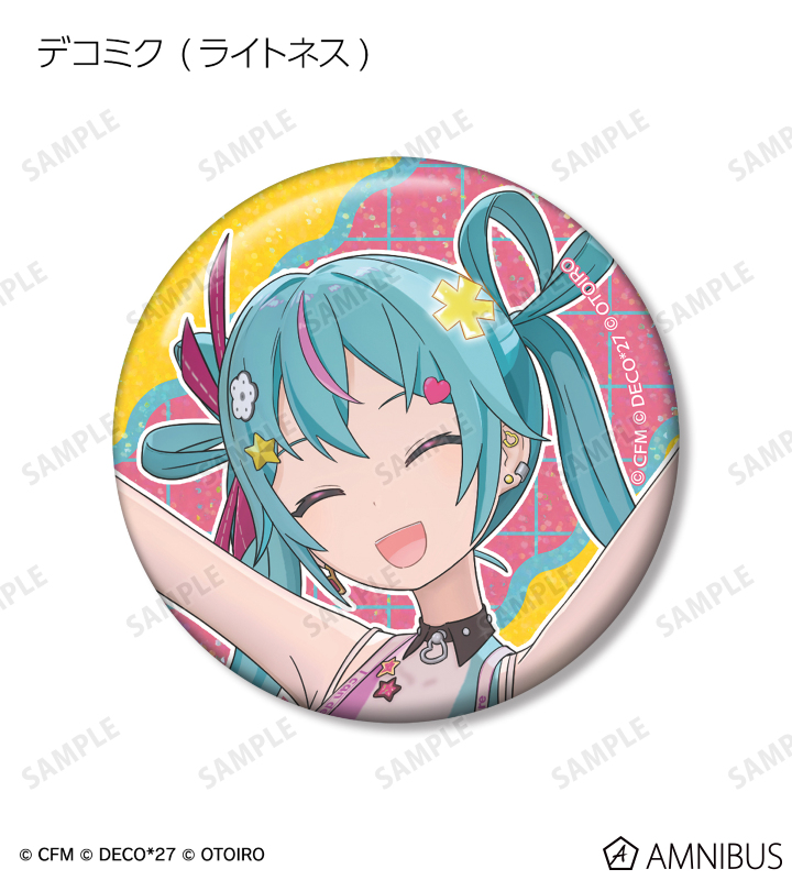 デコミク&にーにゃ ホログラム缶バッジ3個セット