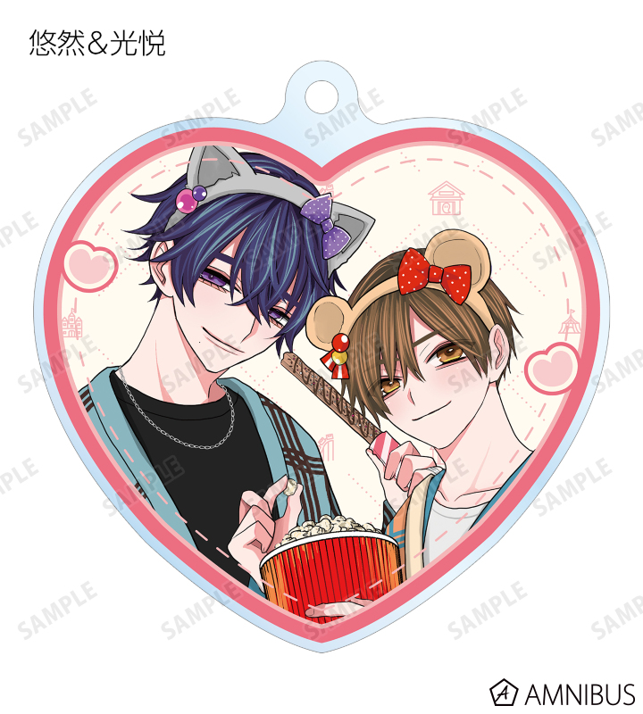 ちふゆ先生 描き下ろし 遊園地デートver. トレーディングアクリルキーホルダー