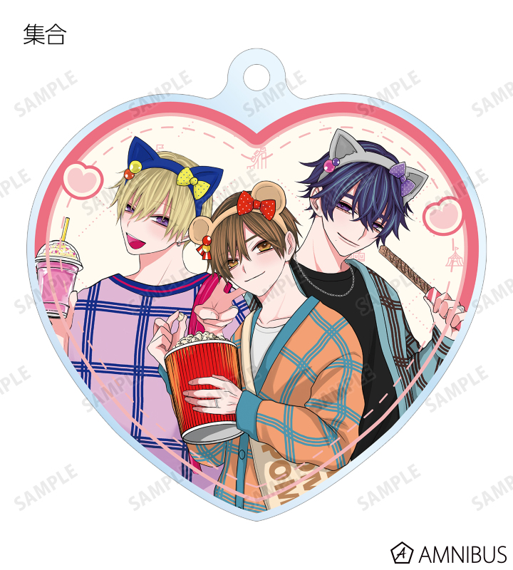 ちふゆ先生 描き下ろし 遊園地デートver. トレーディングアクリルキーホルダー