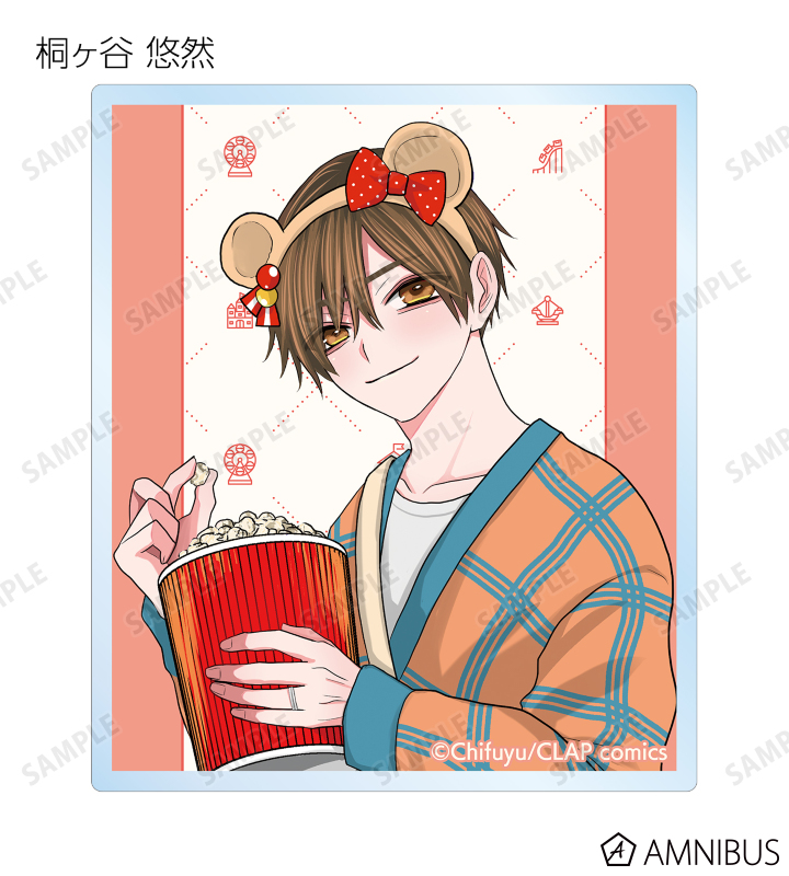 ちふゆ先生 描き下ろし 遊園地デートver. アクリルカード3種セット