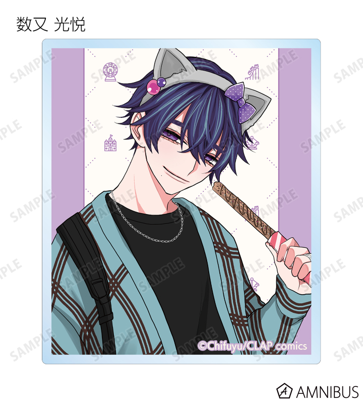 ちふゆ先生 描き下ろし 遊園地デートver. アクリルカード3種セット