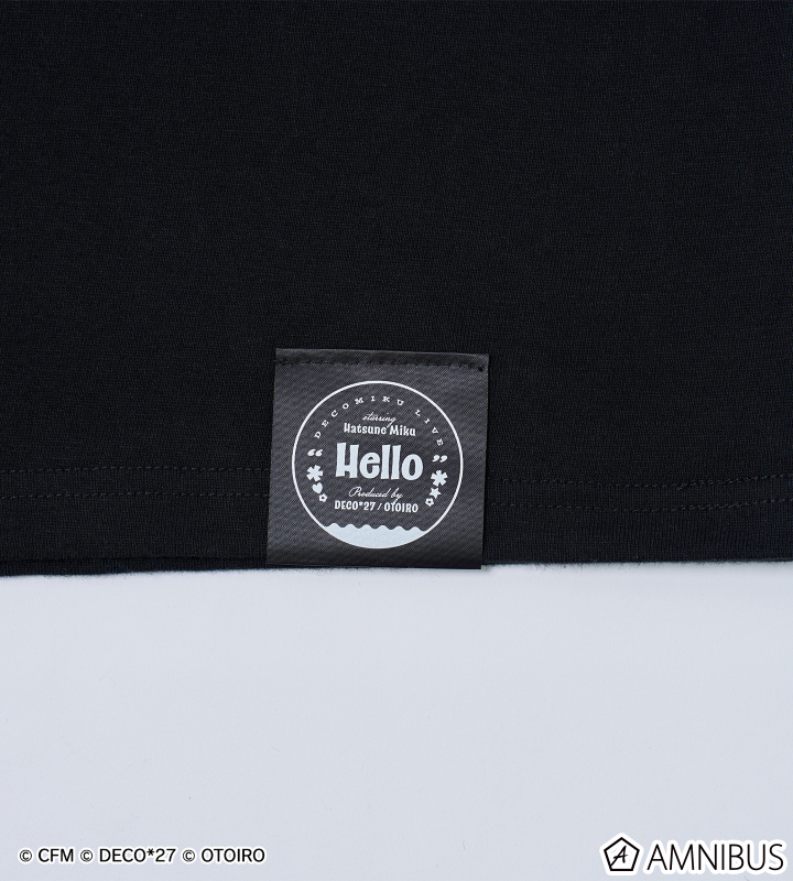【デコミクLIVE2026】『Hello』ロゴTシャツ キッズサイズ (ブラック)