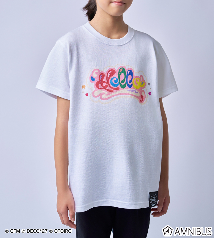 【デコミクLIVE2026】『Hello』ロゴTシャツ キッズサイズ (ホワイト)