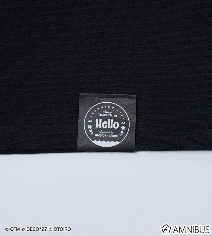 【デコミクLIVE2026】『Hello』ロゴTシャツ ビッグサイズ (ブラック)