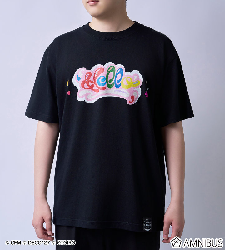 【デコミクLIVE2026】『Hello』ロゴTシャツ ビッグサイズ (ブラック)