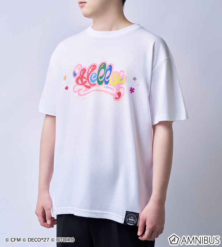 【デコミクLIVE2026】『Hello』ロゴTシャツ ビッグサイズ (ホワイト)