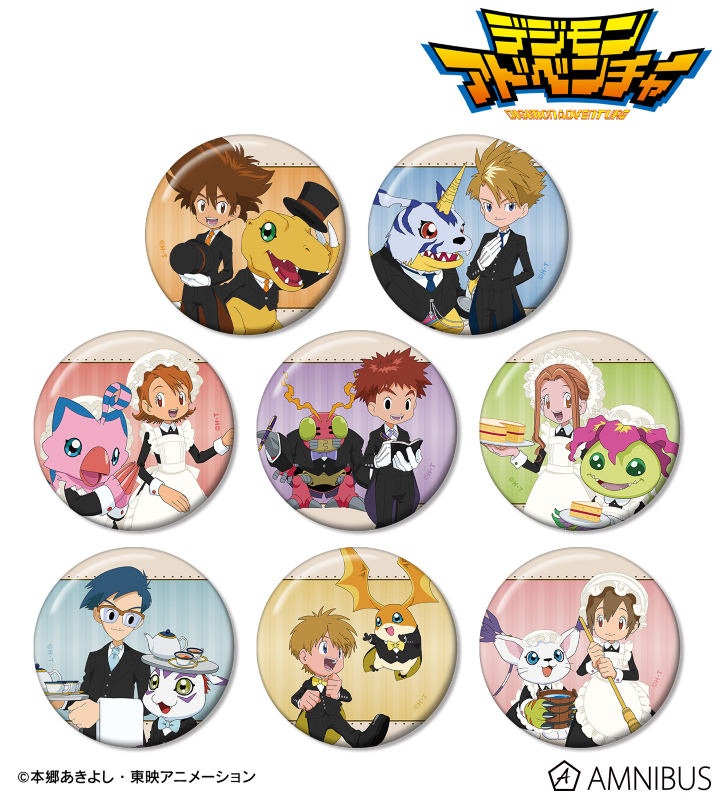 描き下ろし メイド&執事ver. トレーディング缶バッジ ver.A