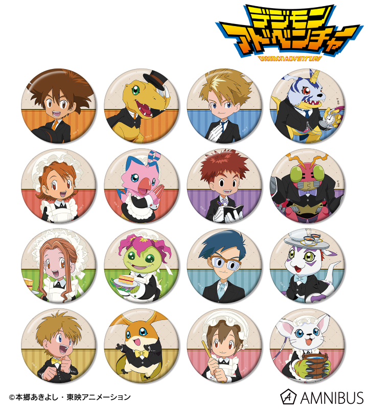 描き下ろし メイド&執事ver. トレーディング缶バッジ ver.B