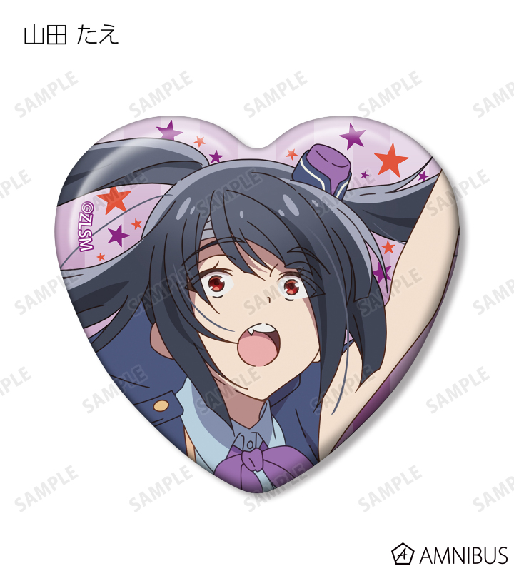 トレーディングハート型缶バッジ