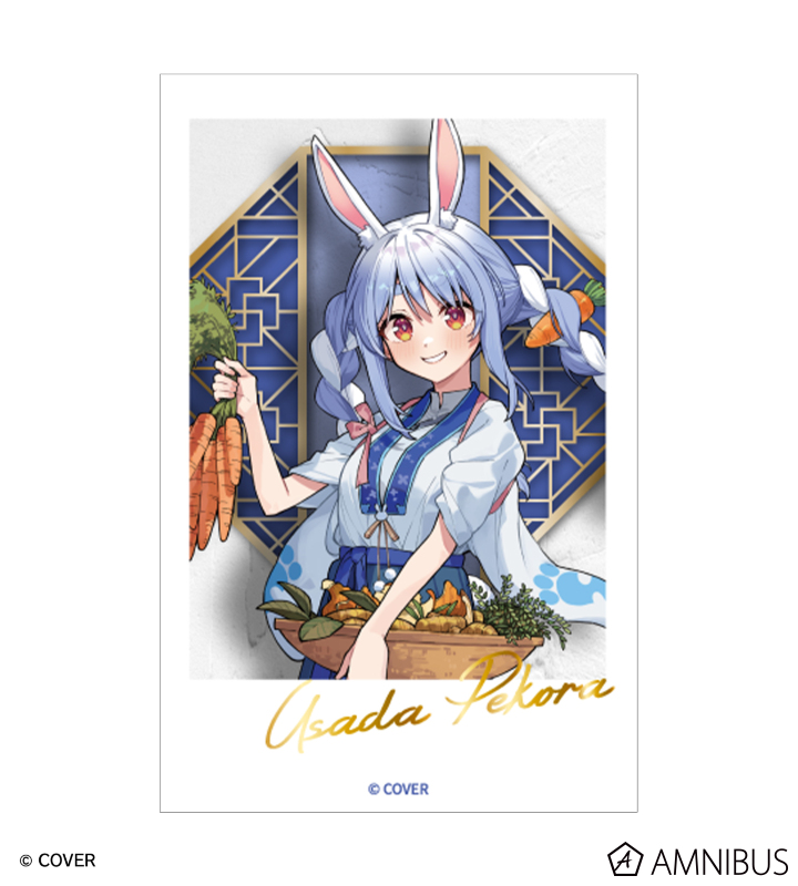 トレーディング箔押しインスタントカメラ風イラストカード