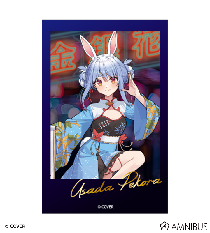 トレーディング箔押しインスタントカメラ風イラストカード