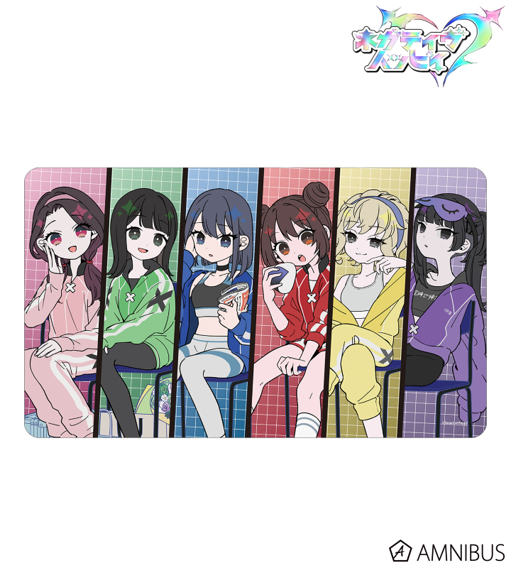 描き下ろし 集合 ネガティヴver. マルチデスクマット