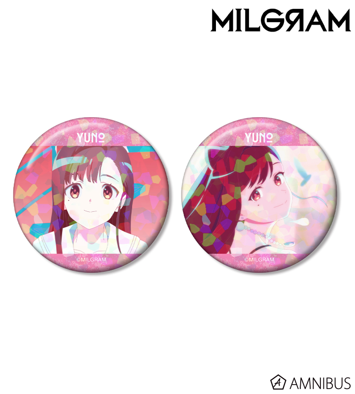 MILGRAM -ミルグラム- - ユノ 場面写ホログラム缶バッジ2個セット