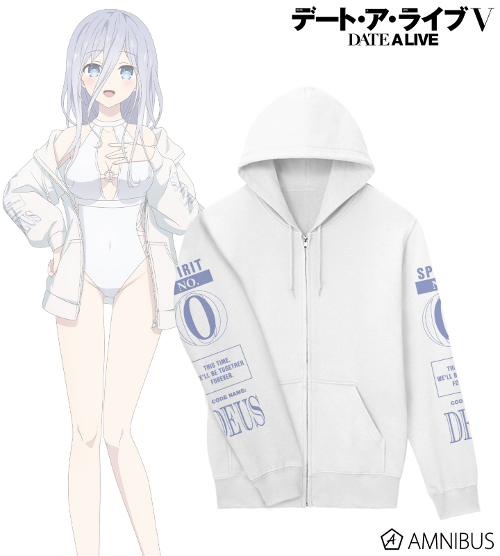 描き下ろし 崇宮澪 ビーチデートver. 着用ジップパーカー/ユニセックス