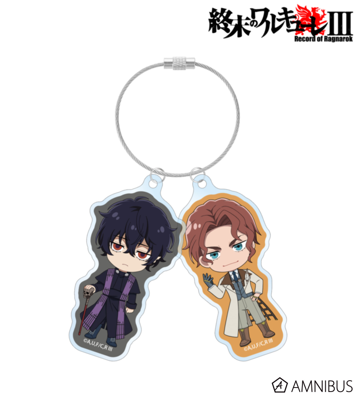 終末のワルキューレ ニコラ・テスラ 2連ミニアクリルキーホルダー POP UP AMNIBUS-日常使いできるアニメグッズの通販サイト-