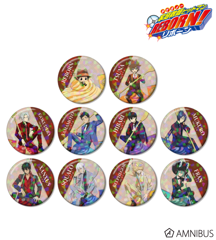 沢田綱吉　雲雀恭弥　75mm ホログラム缶バッジ　オーロラ缶バッジ　特典　新商品 AMNIBUS-日常使いできるアニメグッズの通販サイト-