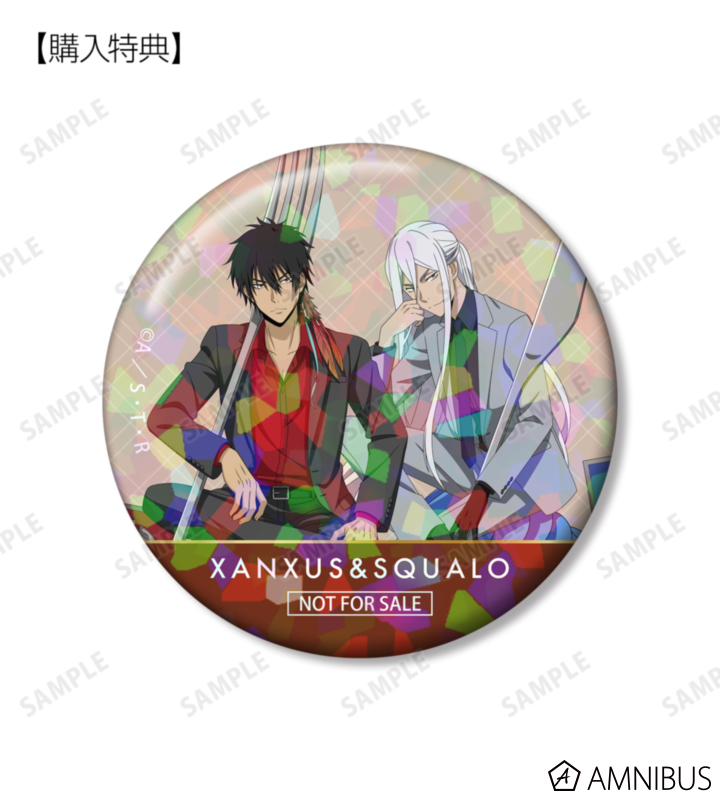 沢田綱吉　雲雀恭弥　75mm ホログラム缶バッジ　オーロラ缶バッジ　特典　新商品 AMNIBUS-日常使いできるアニメグッズの通販サイト-